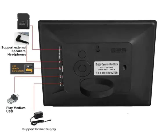 Digital Clock Large