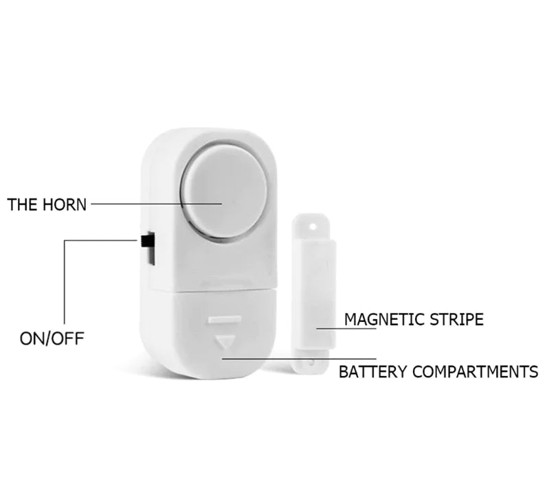 6 PCS WIRELESS door/window alarms