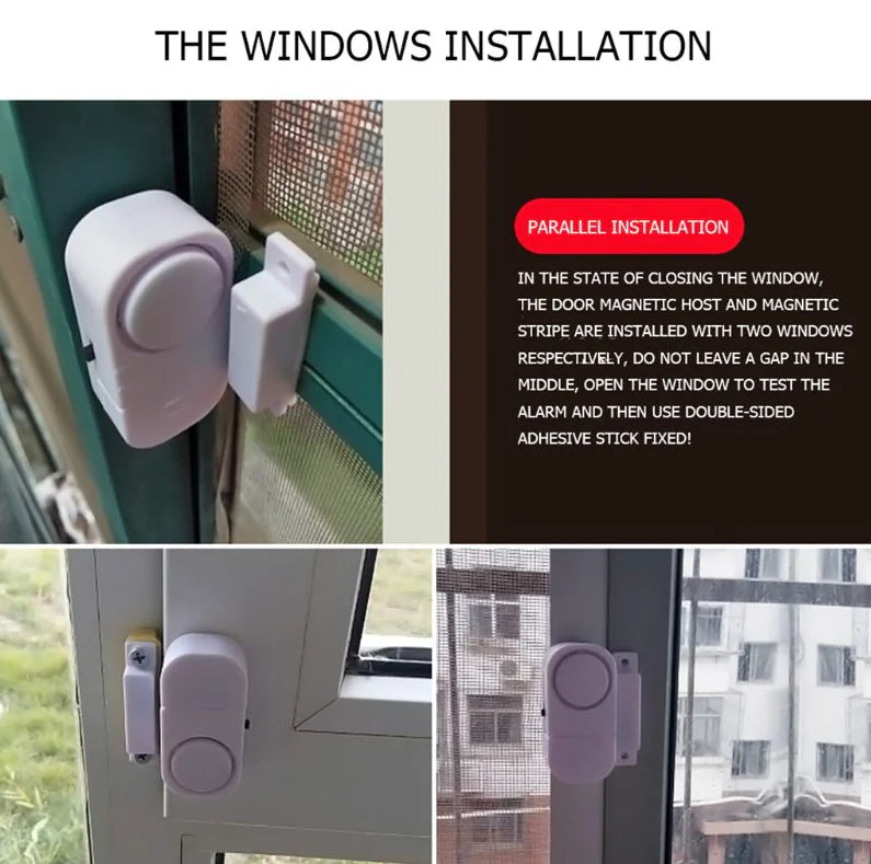 6 PCS WIRELESS door/window alarms